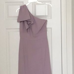 Suede Rose Bridesmaid’s Gown